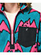 Airblaster Sherpa Blue & Pink Half Zip Sweatshirt