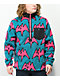 Airblaster Sherpa Blue & Pink Half Zip Sweatshirt