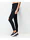 Almost Famous Belted Black Denim Jogger Pants - Thumbnail image 3 of 4