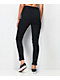 Almost Famous Belted Black Denim Jogger Pants - Thumbnail image 2 of 4