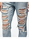 Almost Famous Distressed Blue Skinny Jeans