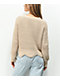 Almost Famous Nude Cable Mix Stitch Sweater - Thumbnail image 2 of 3