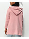 Almost Famous Teddy Yarn Pink Cardigan Hoodie - Thumbnail image 3 of 5