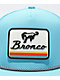 American Needle x Ford Bronco Buxton Pro Light Blue Snapback Hat - Thumbnail image 3 of 3