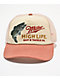 American Needle x Miller Remington Bass Beige & Red Trucker Hat - Thumbnail image 3 of 3