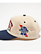 American Needle x Pabst Blue Ribbon Roscoe Beige & Navy Snapback Hat - Thumbnail image 4 of 4