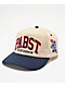 American Needle x Pabst Blue Ribbon Roscoe Beige & Navy Snapback Hat - Thumbnail image 1 of 4