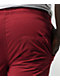 American Stitch Burgundy Nylon Cargo Pants