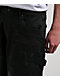 American Stitch Cross Rhinestone Double Knee Black Carpenter Shorts - Thumbnail image 5 of 7