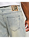 American Stitch Embroidered Print Light Blue Wash Jeans - Thumbnail image 3 of 6