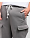 American Stitch Grey Cargo Loose Fit Sweatpants - Thumbnail image 3 of 5