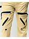 American Stitch Khaki Nylon Cargo Pants - Thumbnail image 4 of 6