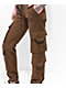 American Stitch Multi Pocket Brown Jogger Pants - Thumbnail image 3 of 5