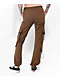 American Stitch Multi Pocket Brown Jogger Pants - Thumbnail image 2 of 5