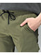 American Stitch Olive Strap Nylon Cargo Pants