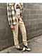 American Stitch Pantalones de carpintero de pana caqui