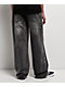American Stitch Pearl Rhinestone Grey Wash Baggy Jeans - Thumbnail image 2 of 8