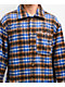 American Stitch Rhinestone Blue & Brown Flannel Shirt - Thumbnail image 4 of 4