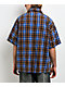 American Stitch Rhinestone Blue & Brown Flannel T-Shirt - Thumbnail image 2 of 7