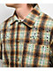American Stitch Rhinestone Green & Brown Flannel T-Shirt - Thumbnail image 3 of 6