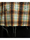 American Stitch Rhinestone Green & Brown Flannel T-Shirt - Thumbnail image 5 of 6