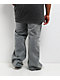 American Stitch Rhinestone Light Blue Wash Distressed Baggy Jeans - Thumbnail image 4 of 8