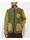 American Stitch Sherpa Zip Olive Tech Fleece Jacket - Thumbnail image 1 of 4