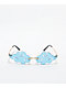 Anime Blue Cloud Swirl Frameless Sunglasses