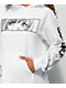 Animebae Ocean Eyes White Hoodie