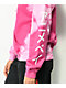 Animebae Sad Girl Pink Tie Dye Hoodie