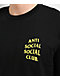 Anti Social Social Club Mind Games Black & Yellow Long Sleeve T-Shirt - Thumbnail image 3 of 3