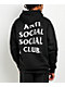 Anti Social Social Club Mind Games Black Hoodie - Thumbnail image 1 of 5