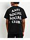 Anti Social Social Club Mind Games Black T-Shirt - Thumbnail image 1 of 3