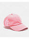 Anti Social Social Club Mind Games Pink Strapback Hat - Thumbnail image 1 of 3