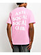Anti Social Social Club Mind Games Pink T-Shirt - Thumbnail image 1 of 3