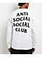 Anti Social Social Club Mind Games White Long Sleeve T-Shirt - Thumbnail image 1 of 3