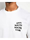 Anti Social Social Club Mind Games White T-Shirt - Thumbnail image 3 of 3