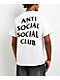 Anti Social Social Club Mind Games White T-Shirt - Thumbnail image 1 of 3