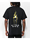 Any Means Necessary Burn Out Black T-Shirt - Thumbnail image 1 of 3