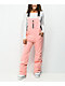 Aperture Adventure pantalones de snowboard con tirantes rosa glaseado 10K