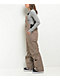 Aperture Stellas Run Deep Taupe 10K Snowboard Bib Pants 2025 - Thumbnail image 3 of 7