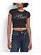 Apple Bottoms Chain Reaction Black Crop T-Shirt - Thumbnail image 1 of 3