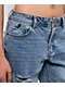 Apple Bottoms Forbidden Fit Destructed Blue Wash Straight Leg Jeans - Thumbnail image 3 of 7