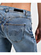 Apple Bottoms Forbidden Fit Destructed Blue Wash Straight Leg Jeans - Thumbnail image 4 of 7