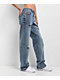 Apple Bottoms Forbidden Fit Destructed Blue Wash Straight Leg Jeans - Thumbnail image 5 of 7