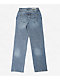 Apple Bottoms Forbidden Fit Destructed Blue Wash Straight Leg Jeans - Thumbnail image 7 of 7