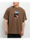 April Material Brown T-Shirt - Thumbnail image 1 of 2
