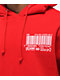 Artist Collective Anxiety Red Hoodie