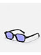 Astoria Black & Blue Square Sunglasses - Thumbnail image 1 of 2