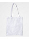 BTS Varsity Mic Drop White Tote Bag - Thumbnail image 2 of 4